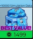 10000 Simulation Data